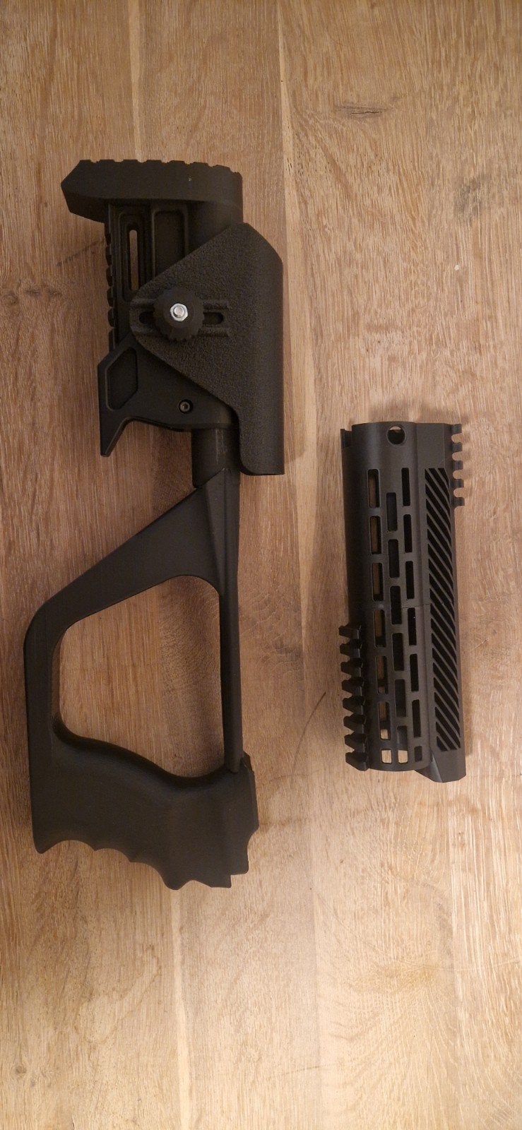 huben gk1 v3 3d geprint kolf en bodyg met picatinny rails, Ophalen of Verzenden
