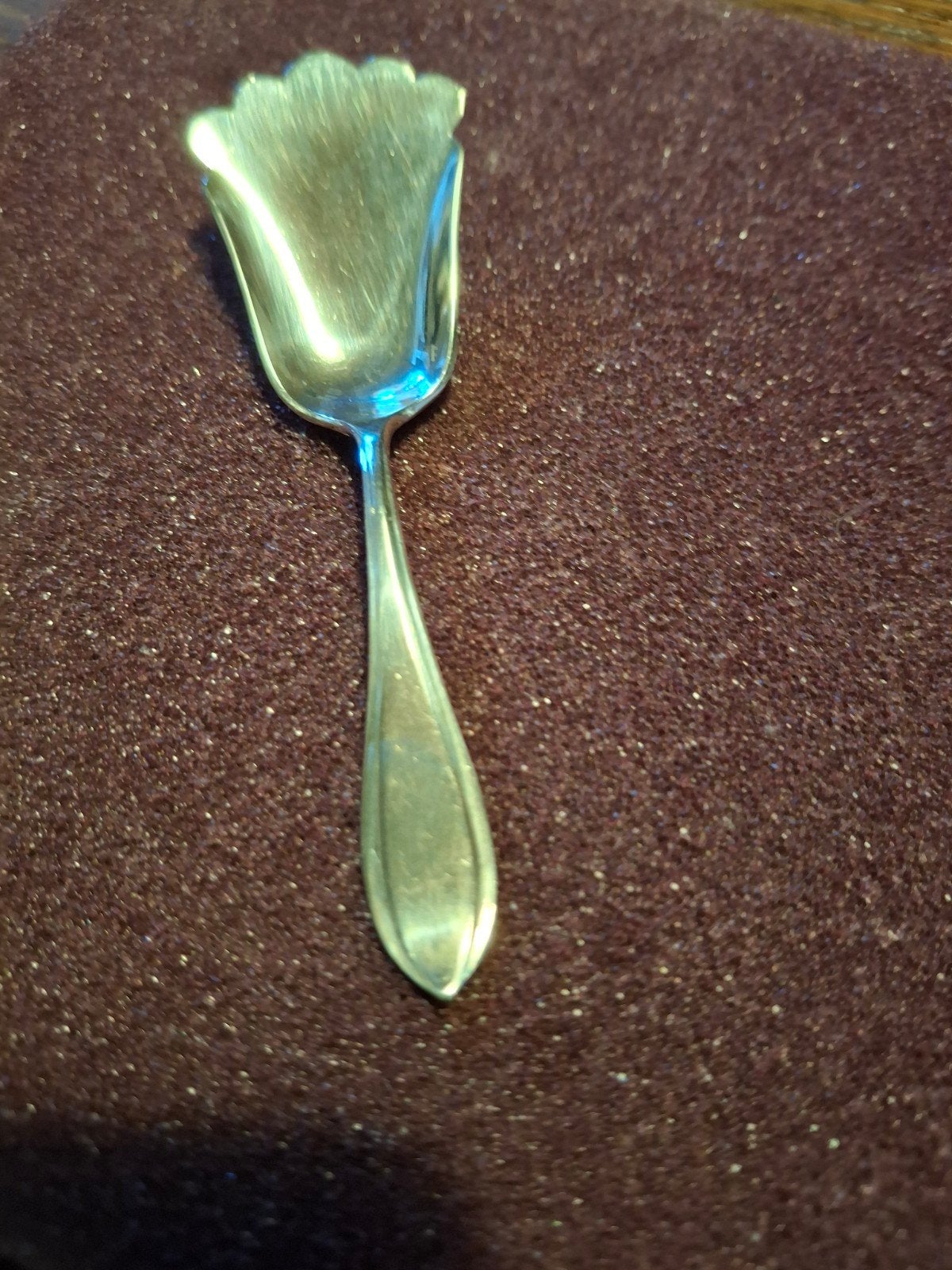 zilveren  theeschep, Ophalen of Verzenden