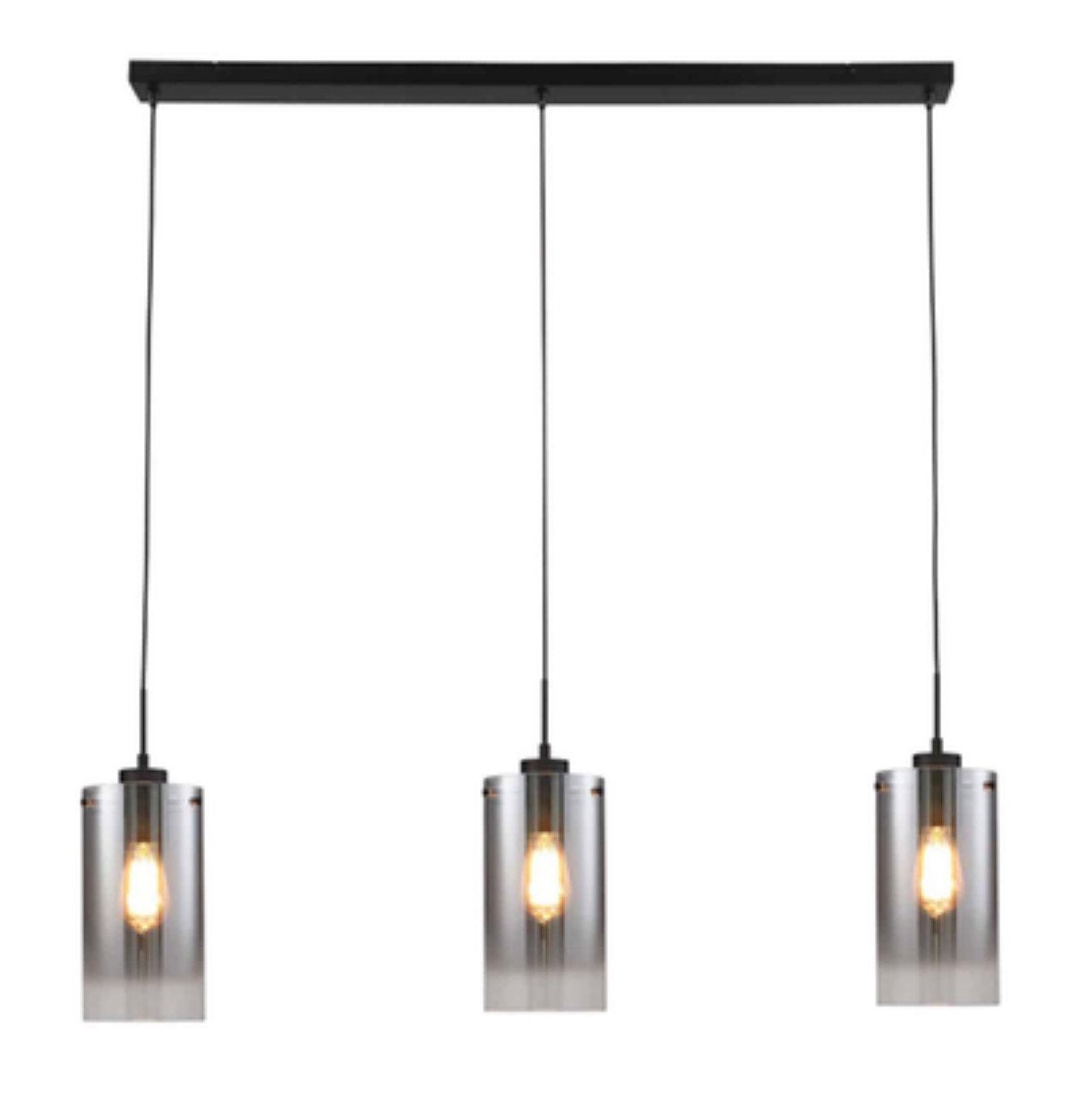 Hanglamp rookglas, Ophalen, Zo goed als nieuw