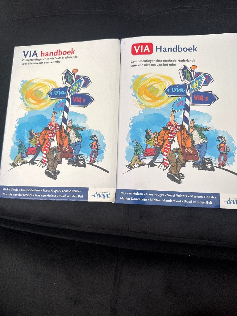 VIA Handboek Nederlands (2 stuks), Ophalen of Verzenden, Zo goed als nieuw, Nederlands, Overige niveaus