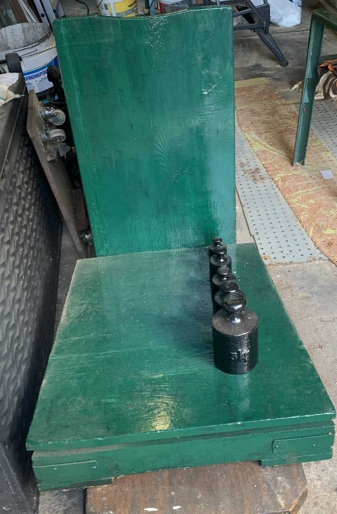 Bascule met gewichten, Ophalen