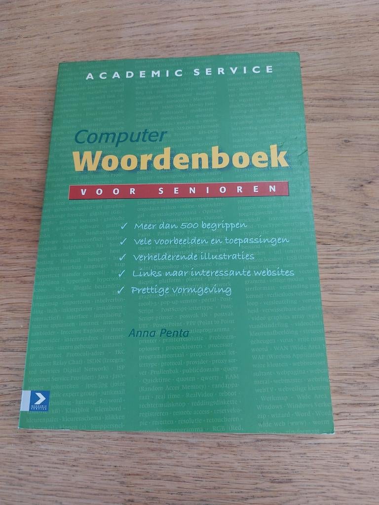 Computer Woordenboek voor Senioren - Anna Penta, Boeken, Ophalen, Zo goed als nieuw, Overige onderwerpen, Anna Penta