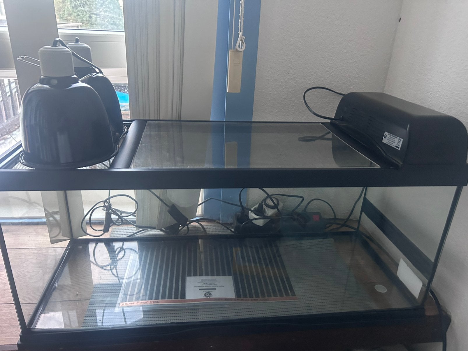 Prachtig Zoomed terrarium voor reptielen. Kijk beschrijving., Ophalen, Zo goed als nieuw, Terrarium of Paludarium