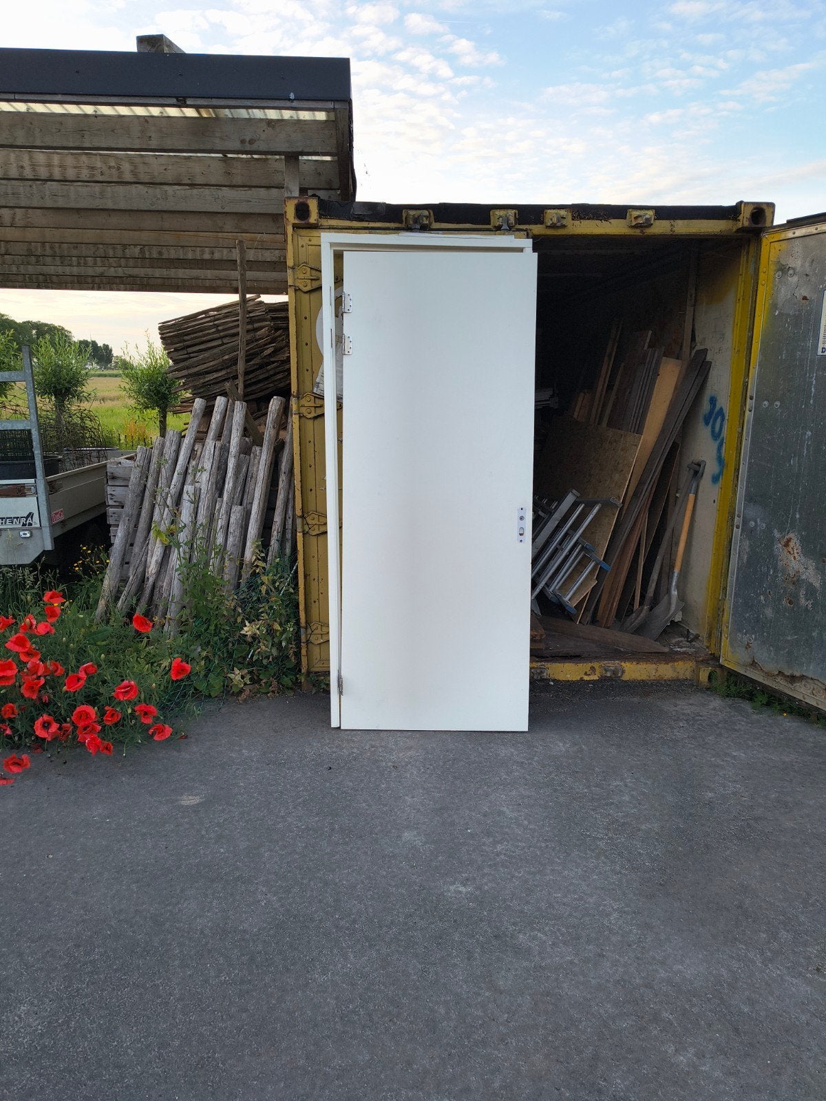 Binnen deur met kozijn afmetingen deur 231.5 x 92.5, Ophalen, Binnendeur, 215 cm of meer
