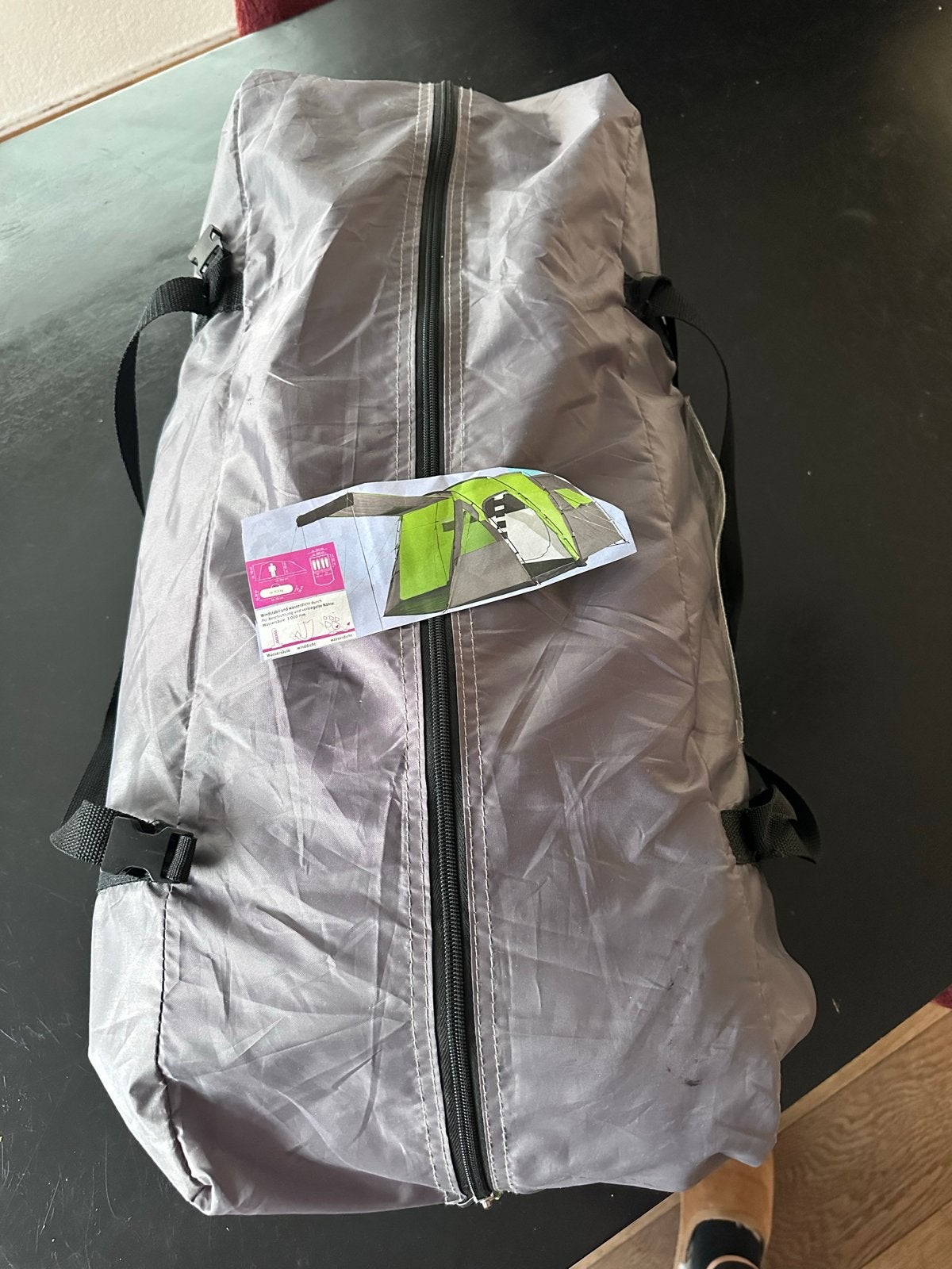 Nieuwe ongebruikte 4-persoons tent - Windstabiel & Waterdich, Ophalen of Verzenden, Nieuw, Tot en met 4