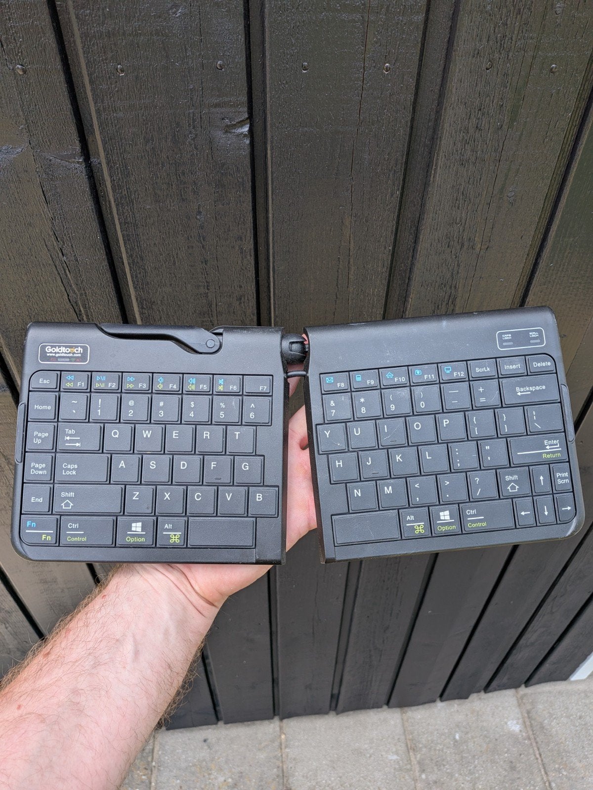 Goldtouch Ergonomisch Toetsenbord - Comfortabel Typen, Computers en Software, Toetsenborden, Gebruikt, Ergonomisch, Ophalen of Verzenden