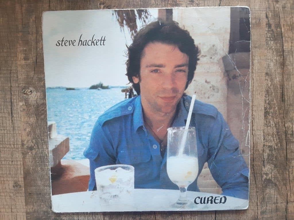 LP Steve Hackett / Cured (1981), Cd's en Dvd's, Vinyl | Rock, Gebruikt, Poprock, Inclusief binnenhoes, 12 inch, Ophalen of Verzenden