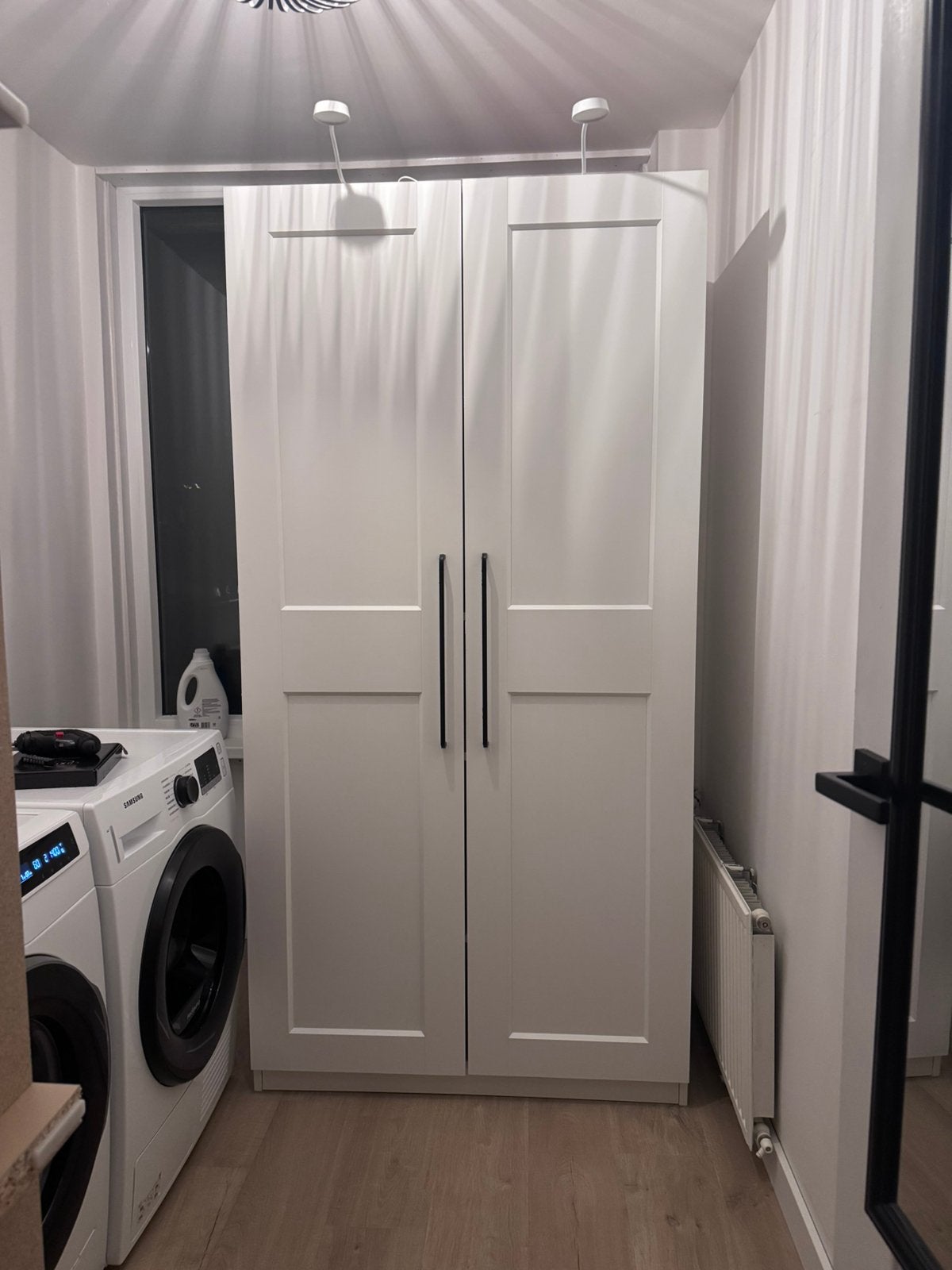 IKEA Pax kast 1 meter met deuren, roede, planken verlichting, Ophalen, 200 cm of meer, 50 tot 100 cm, Zo goed als nieuw