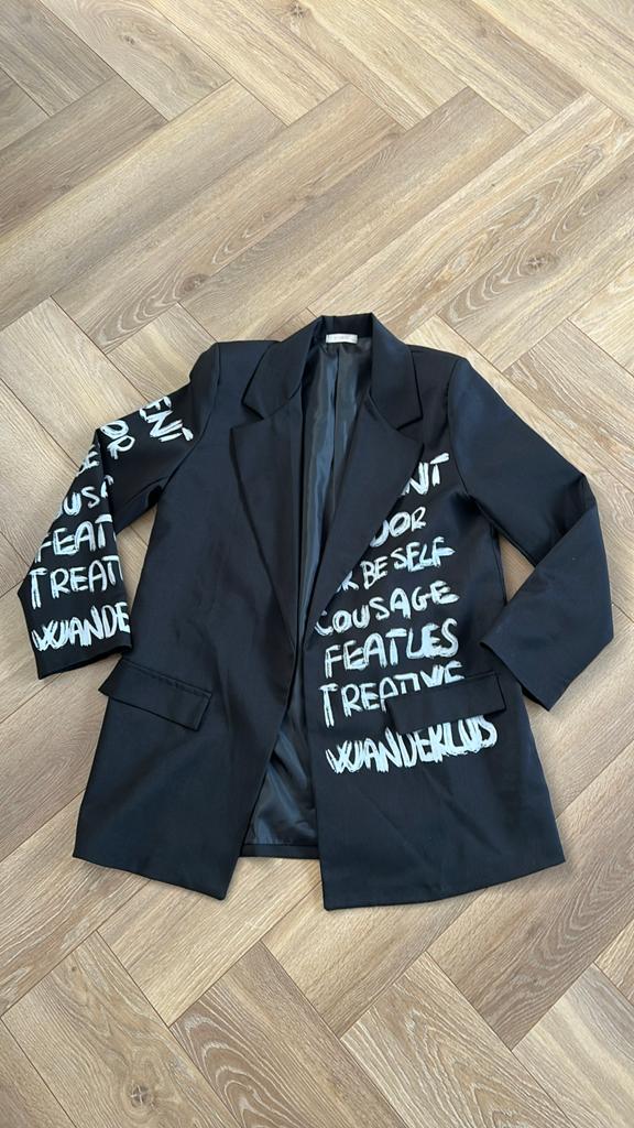 Boebou zwarte dames blazer maat S, Zwart, Nieuw, Ophalen of Verzenden, Jasje