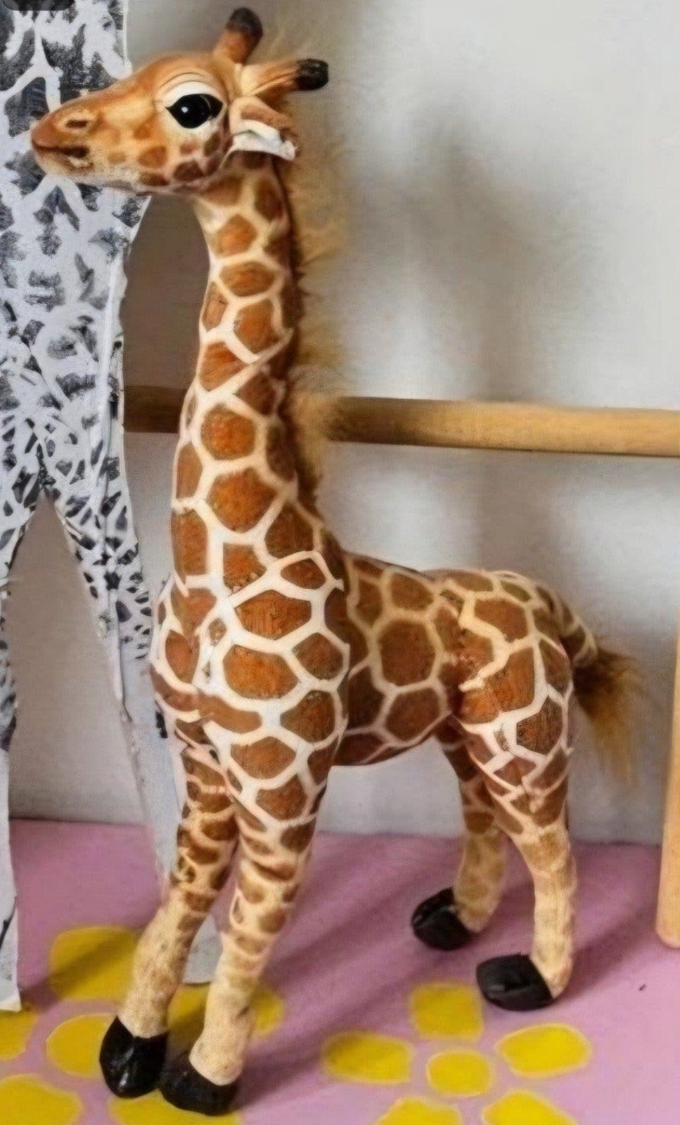 Schattige Giraffe Knuffel met Buigbare Poten, Ophalen of Verzenden, Zo goed als nieuw, Meerkleurig, Giraf