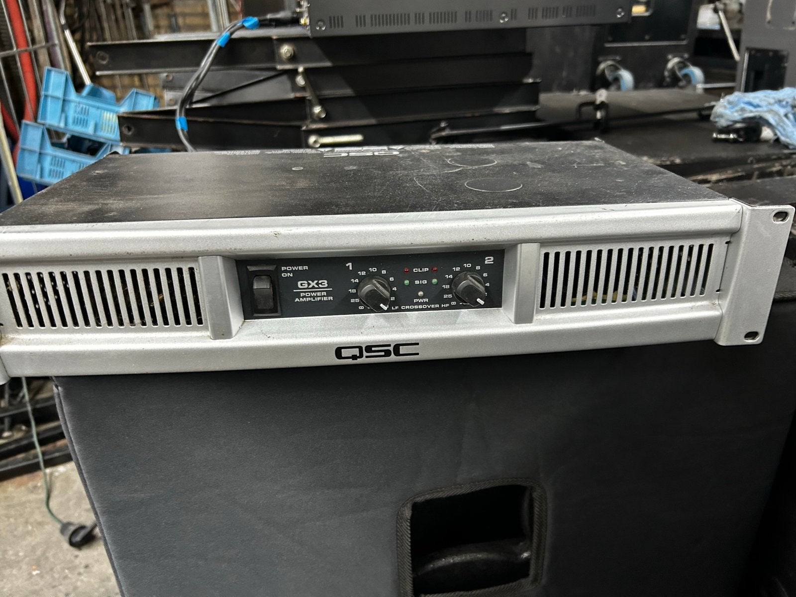 QSC GX3 Power Versterker - Gebruikt, Overige merken, Ophalen of Verzenden, 120 watt of meer, Gebruikt