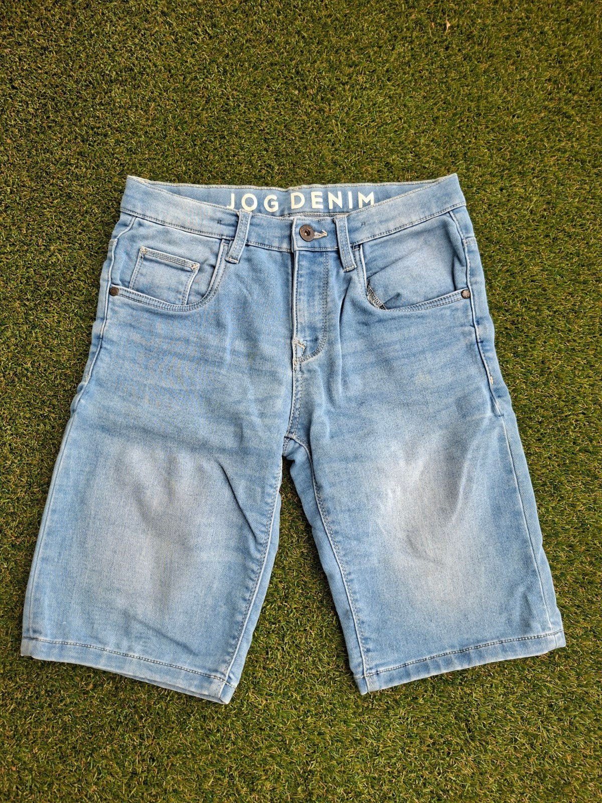 Mooie lichtblauwe jogging spijkerbroek - maat 146, Kinderen en Baby's, Kinderkleding | Maat 146, Broek, C&A, Ophalen of Verzenden