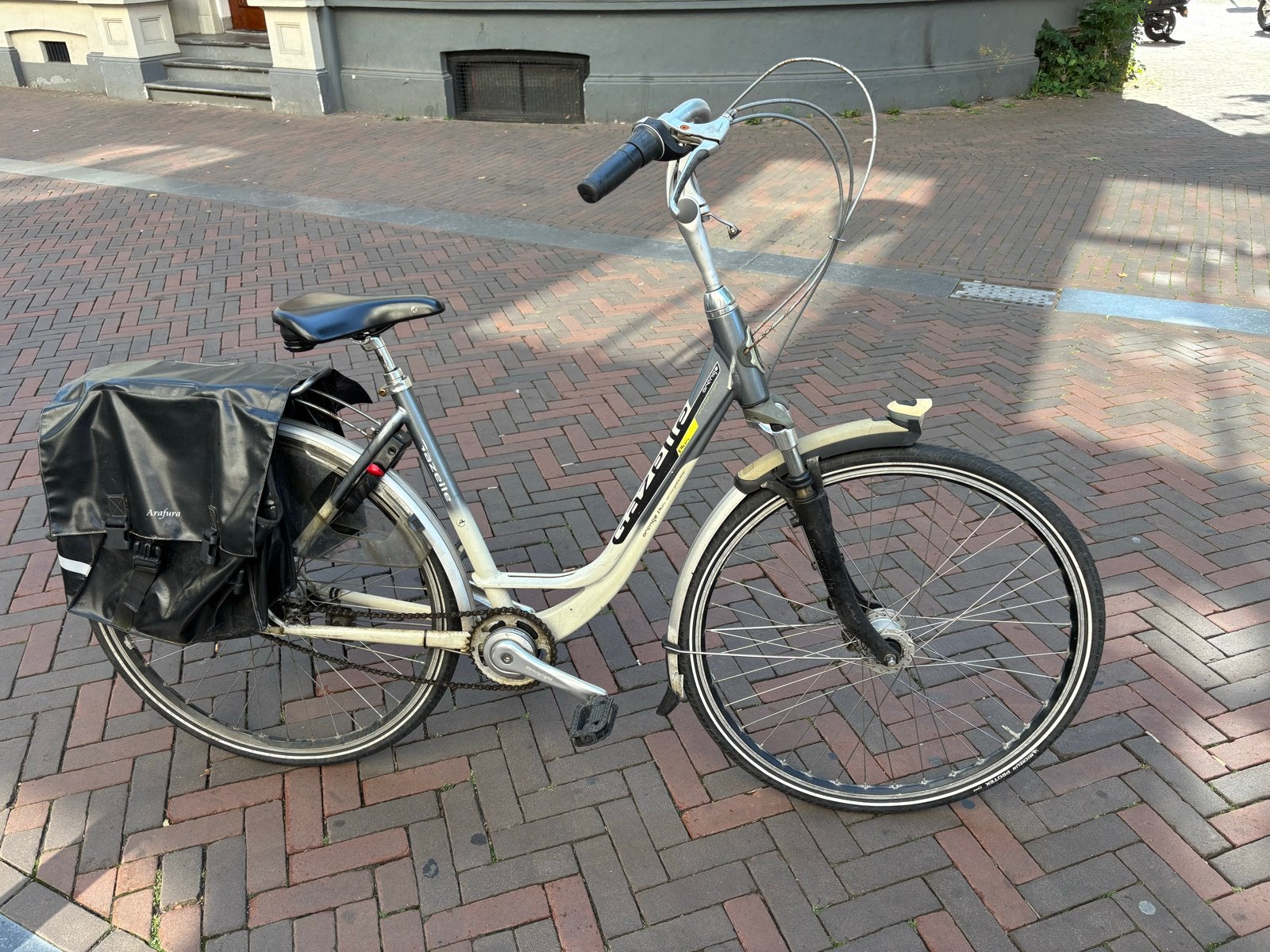 Gazelle OrangePlus Edition damesfiets - voorlicht defect, Fietsen en Brommers, Fietsen | Dames | Damesfietsen, Gebruikt, Gazelle
