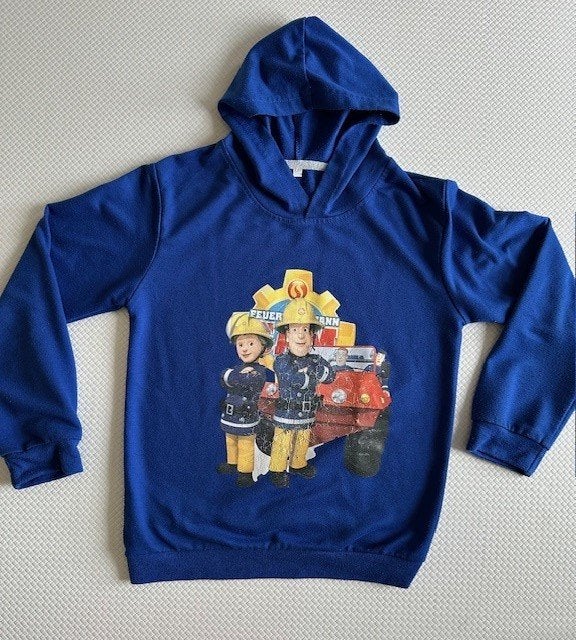 Trui / hoodie van Brandweerman Sam maat 128 (N665), Gebruikt, Trui of Vest, Brandweerman Sam, Ophalen of Verzenden