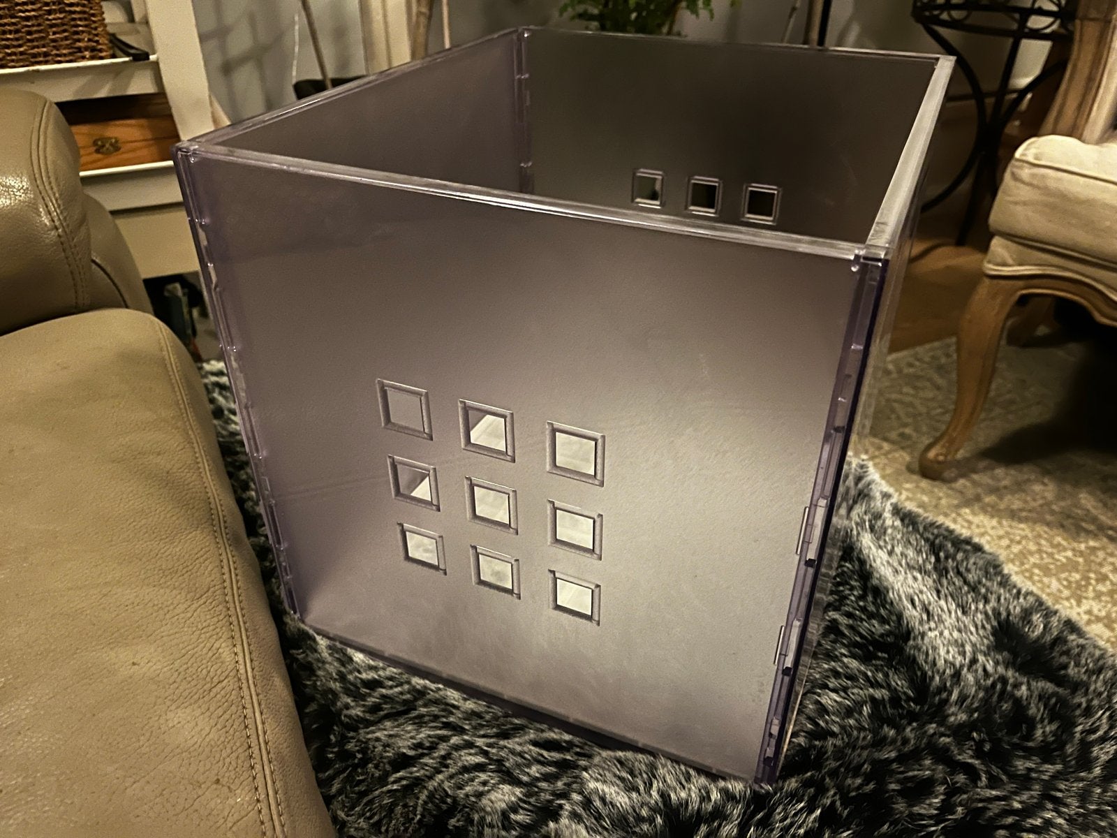 Gratis Opbergbak voor IKEA Kallax kast - Transparant, Ophalen, Gebruikt