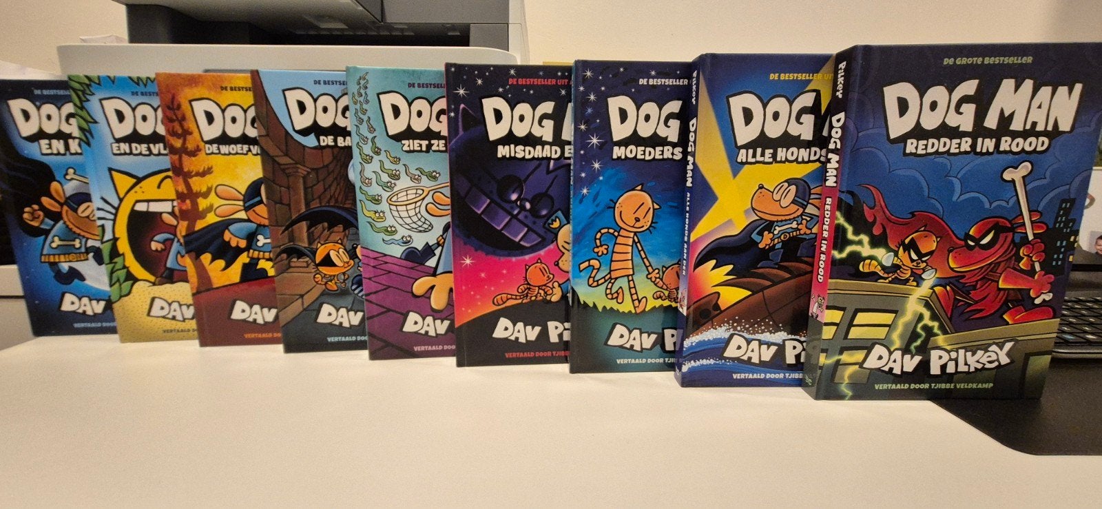 Dog Man Boekenreeks NL - Diverse delen van Dav Pilkey OPHALE, Boeken, Ophalen, Zo goed als nieuw, Dav Pilkey, Fictie algemeen
