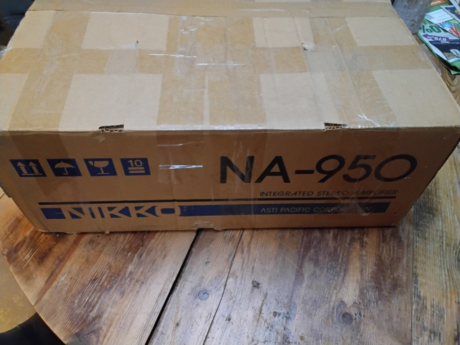 Nikko NA-950 Stereo Versterker met Originele doos, Overige merken, Gebruikt, Ophalen of Verzenden, 60 tot 120 watt