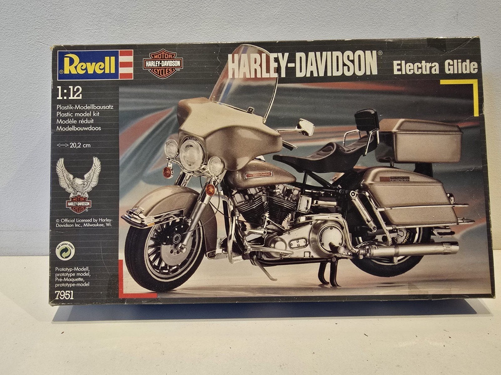 Revell Harley-Davidson Electra Glide 1:12 Modelbouwkit, 1:50 of kleiner, Revell, Overige typen, Ophalen of Verzenden