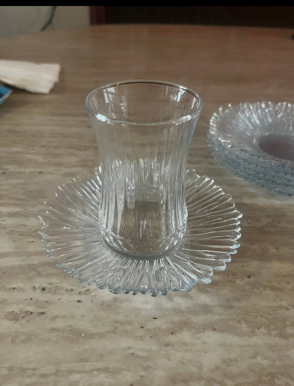 Onder borden Turkse theett glazen, Ophalen of Verzenden, Nieuw, Overige typen