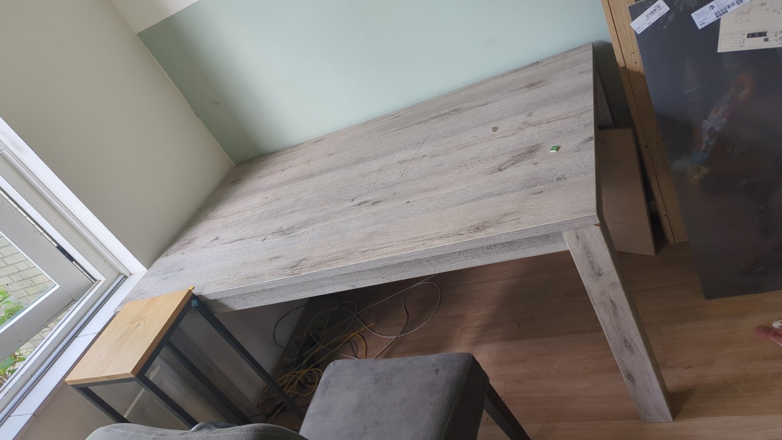 Eettafel 160x90x76, Ophalen, Gebruikt, 100 tot 150 cm, 50 tot 100 cm