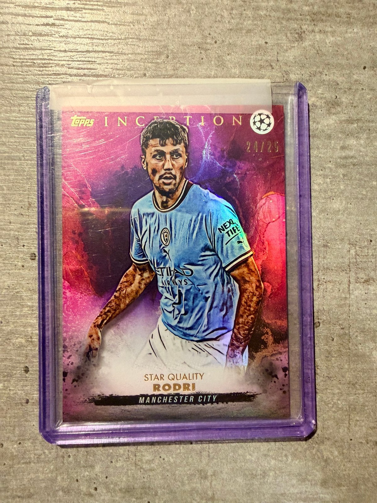 Topps inception Rodri /25, Ophalen of Verzenden, Zo goed als nieuw, Plaatje