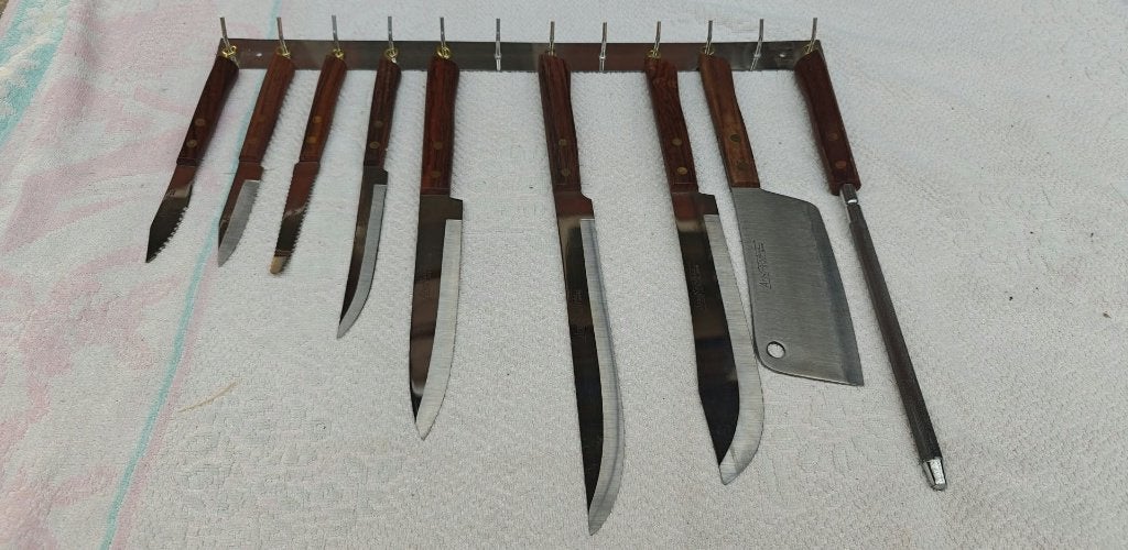 messen set Argyff steel made in Japan nieuw, Bestekset, Nieuw, Ophalen of Verzenden, Rvs of Chroom