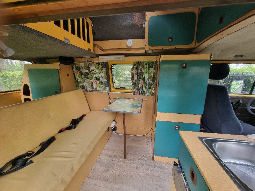 Volkswagen t3 bus, gereviseerde benzine motor, belastingvrij, foto 6