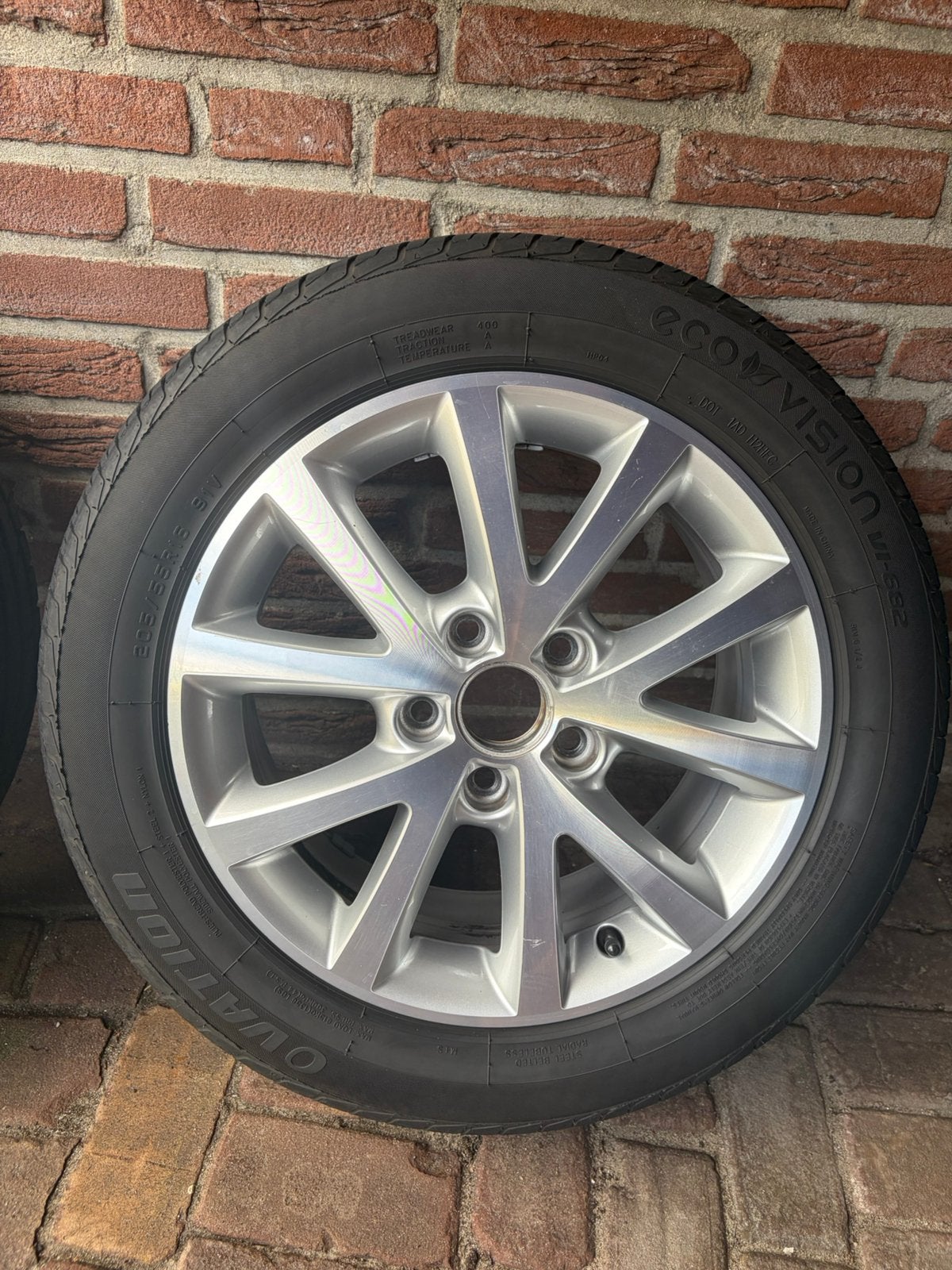 Nette set volkswagen wielen, Auto-onderdelen, Ophalen, Gebruikt, 16 inch, Banden en Velgen