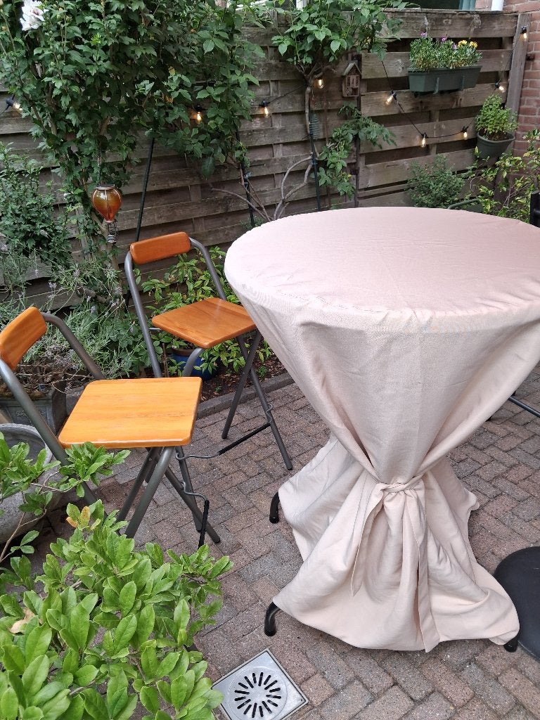 STATAFEL BARTAFEL TUINTAFEL BARKRUKKEN OPKLAPBAAR, Ophalen, Zo goed als nieuw