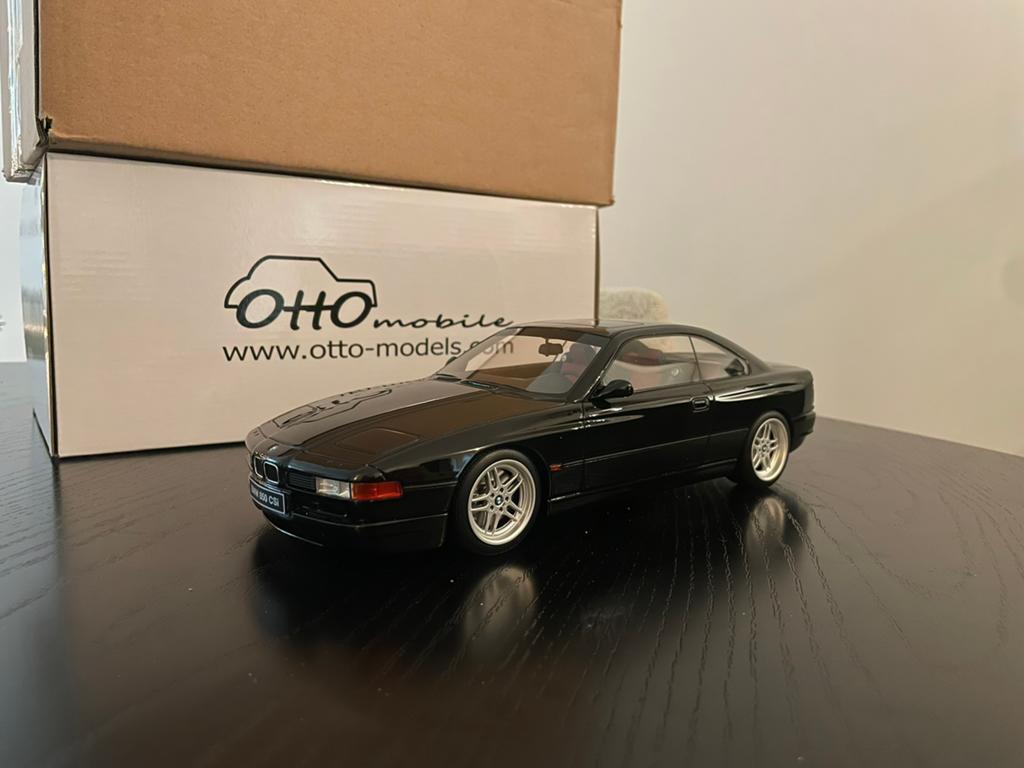 Ottomobile BMW 850 CSI 1990 Zwart OT827, Hobby en Vrije tijd, Modelauto's | 1:18, Ophalen of Verzenden, Nieuw, OttOMobile
