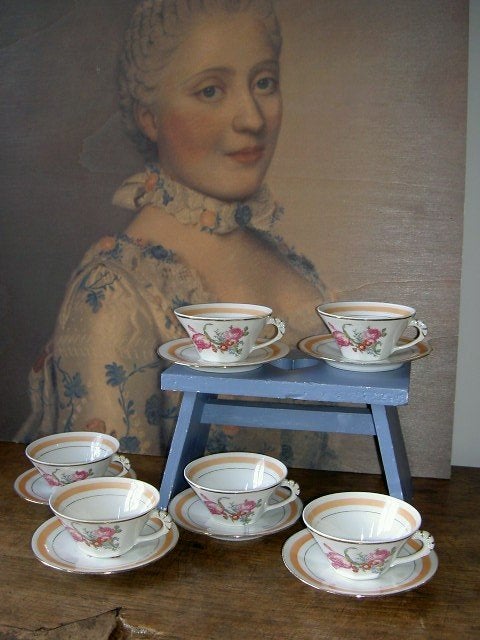 Franse theekopjes, Antiek en Kunst, Ophalen of Verzenden