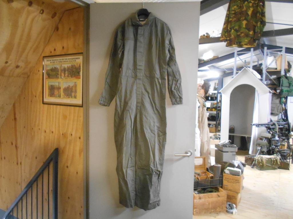 Tropen overall met klittenband Nederlands leger Div. maten, Verzamelen, Ophalen of Verzenden, Landmacht, Nederland, Kleding of Schoenen