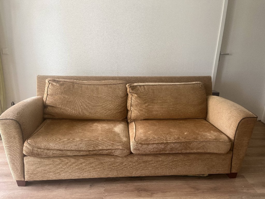 Large 2-Seater Fabric Sofa – 175 cm Seating Width, Ophalen, Gebruikt, Minder dan 75 cm, 150 tot 200 cm