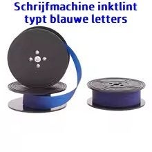 Schrijfmachine inktlint, kleur blauw. GROEP 1, Ophalen of Verzenden, Nieuw