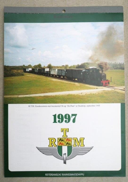 Het rtm grevelingen kalender 1997., Ophalen of Verzenden, Nieuw, Tram, Boek of Tijdschrift