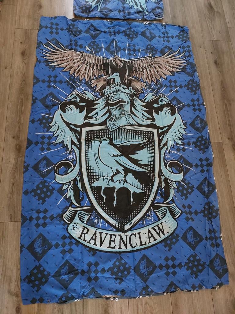 Harry Potter dekbedovertrek 1 persoons, Huis en Inrichting, Eenpersoons, Blauw, Dekbedovertrek, Ophalen of Verzenden