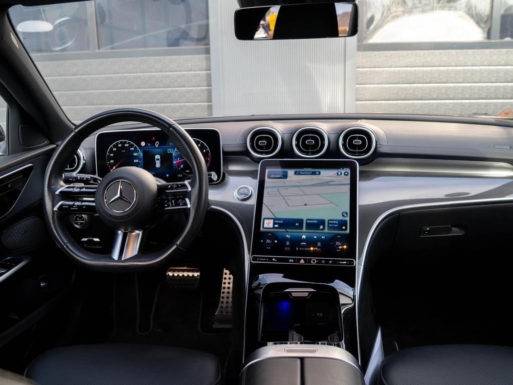Mercedes-Benz C-klasse Estate AMG Line Blackpack|Cruise|Came, Automaat, 4 cilinders, Met garantie (alle), Automatische klimaatregeling