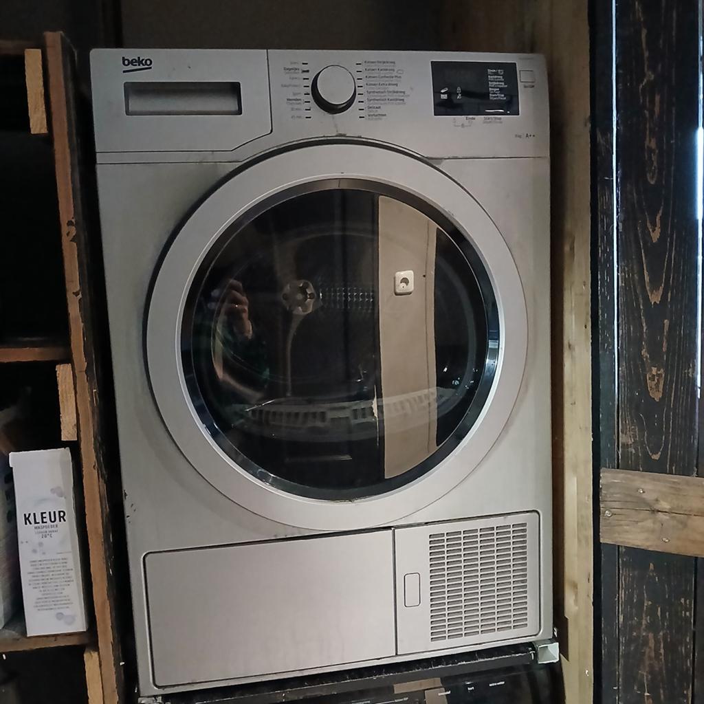 Beko wasdroger 8kg met opvangreservoir, Witgoed en Apparatuur, Wasdrogers, Ophalen, Gebruikt, Minder dan 85 cm, 8 tot 10 kg