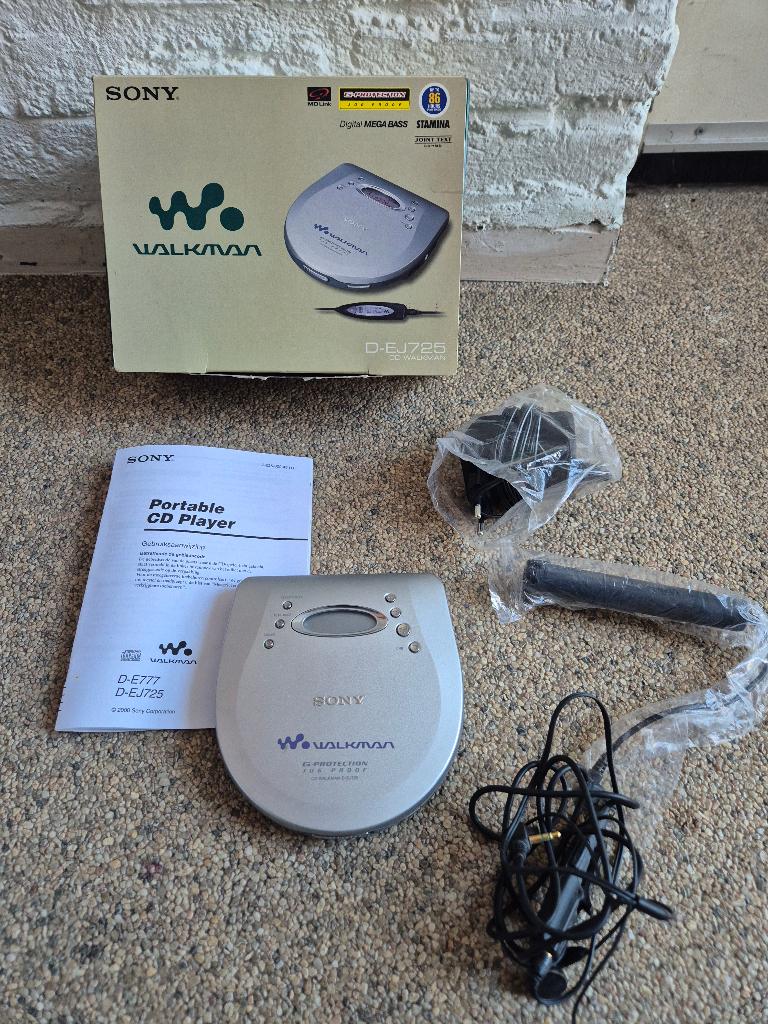 SONY CD -walkman D-EJ725, Ophalen of Verzenden, Gebruikt, Sony