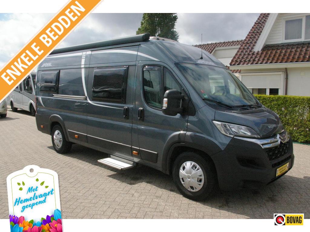 Pössl Roadcruiser 640 Enkele bedden, geheel rijklaa, Ringverwarming, Pössl, Bedrijf, Koelkast