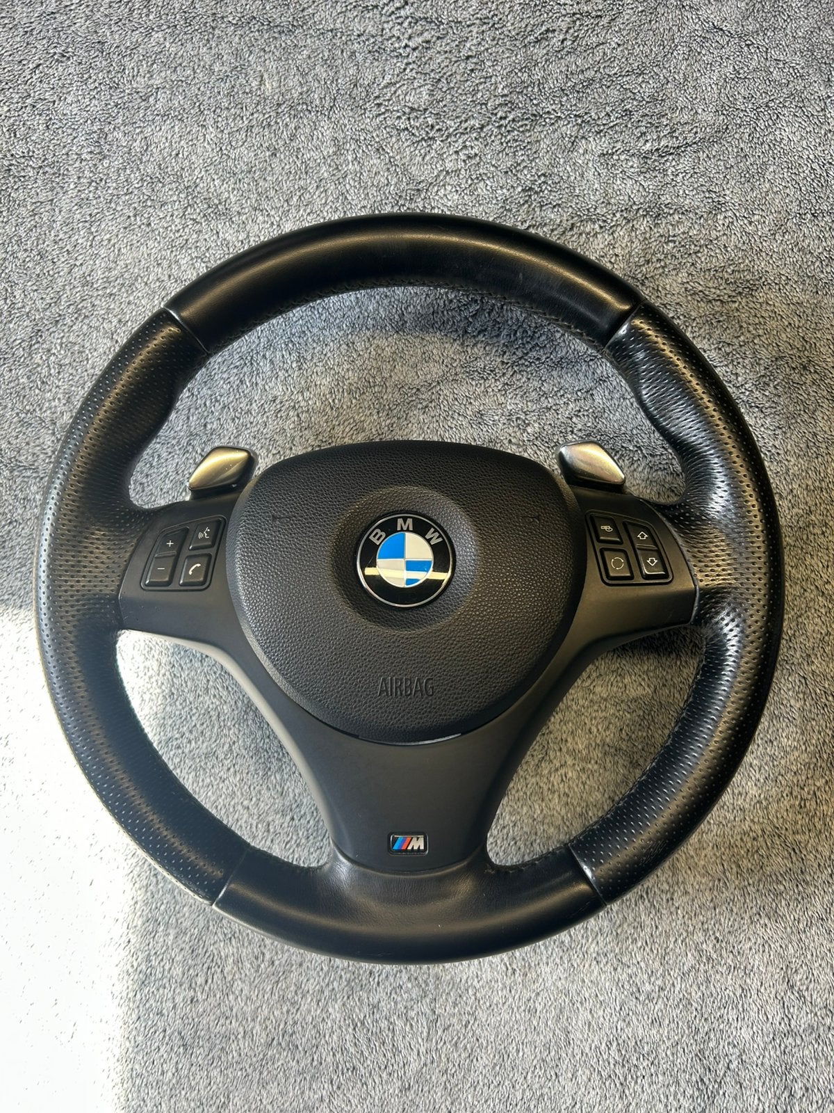 Bmw E90 E91 E92 E93 M sport stuur met schakelflippers, Ophalen, Gebruikt, BMW