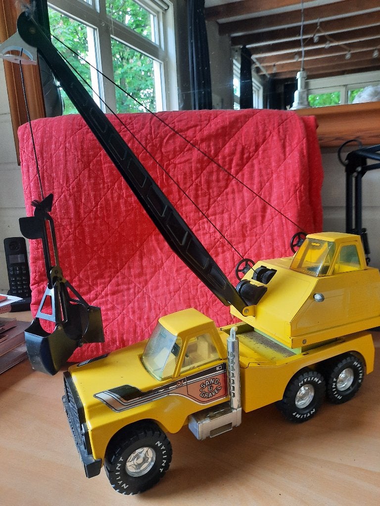 blikken nylint kraanwagen, Antiek en Kunst, Antiek | Speelgoed, Ophalen