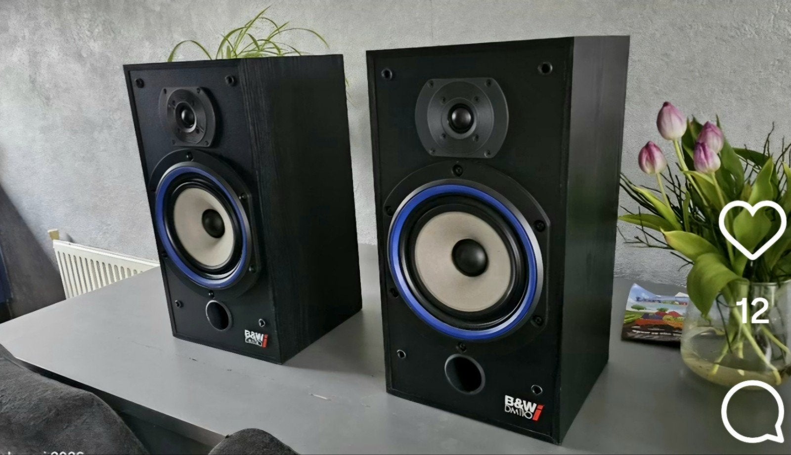 Een set B&W dm110i's in prachtige staat.