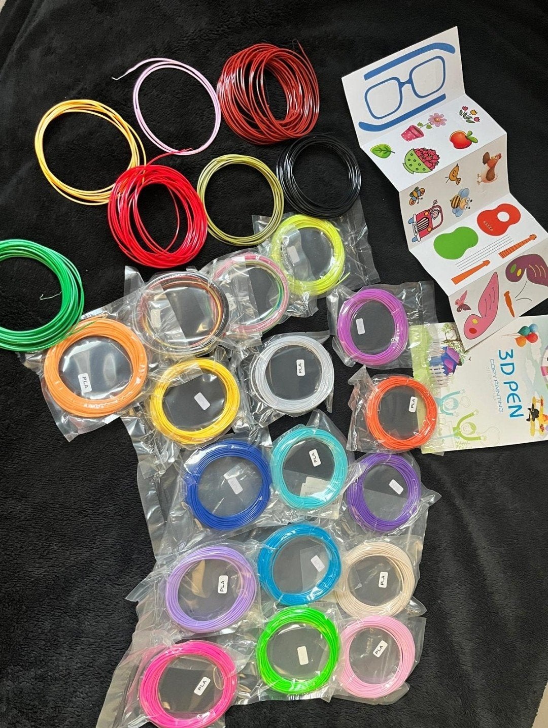 Grote set PLA filament voor 3D-pen in diverse kleuren, Ophalen of Verzenden, Gebruikt, Filament