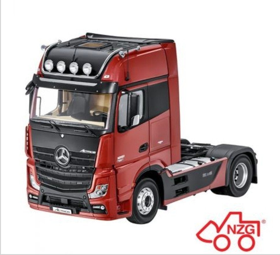NZG Mercedes Actros GigaSpace 4x2 FH 1:18 lees beschrijving, Ophalen of Verzenden, Zo goed als nieuw, Overige merken