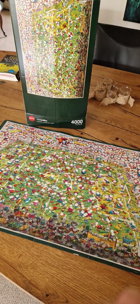 Hey Mordillo puzzel 4000 stukjes, Hobby en Vrije tijd, Denksport en Puzzels, Ophalen of Verzenden, Minder dan 500 stukjes, Gebruikt