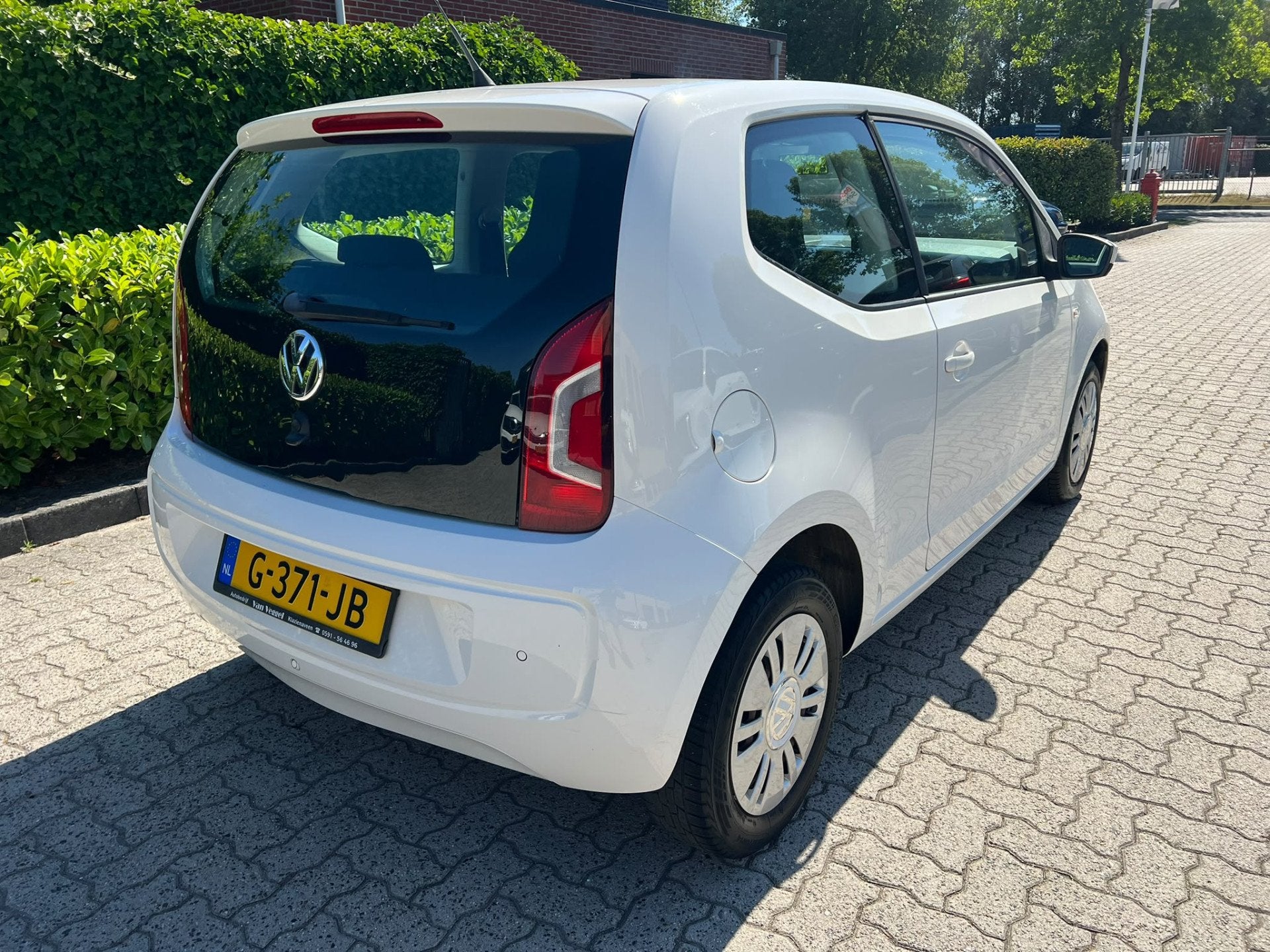 Volkswagen up! 1.0 take up! BlueMotion cruise, airco, elek r, Voorwielaandrijving, Stof, Gebruikt, Wit