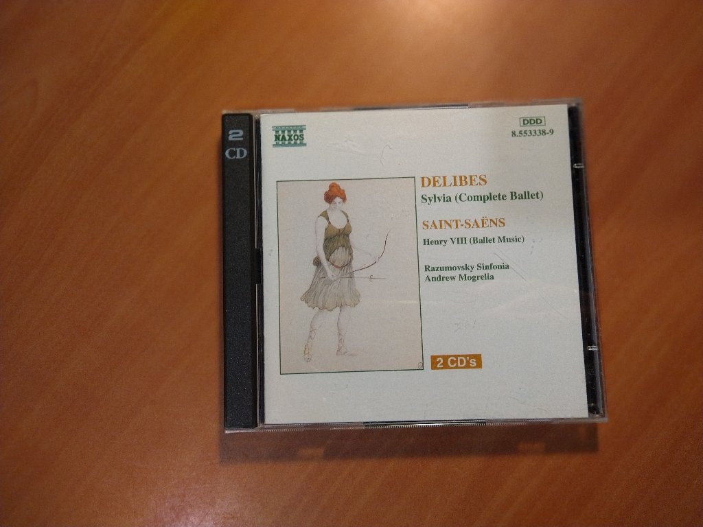 2-CD Delibes. Saint-Saëns.  Sylvia + Henry VIII, Ophalen of Verzenden, Classicisme, Zo goed als nieuw, Kamermuziek