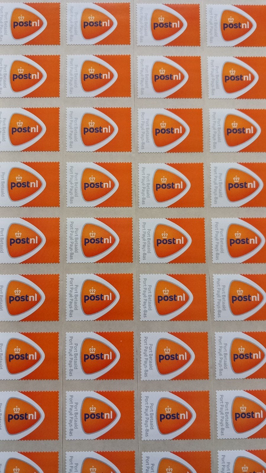 Bijna Gratis oranje PostNL port betaald postzegels, postfris, Postzegels en Munten, Postzegels | Nederland, Verzenden, Na 1940