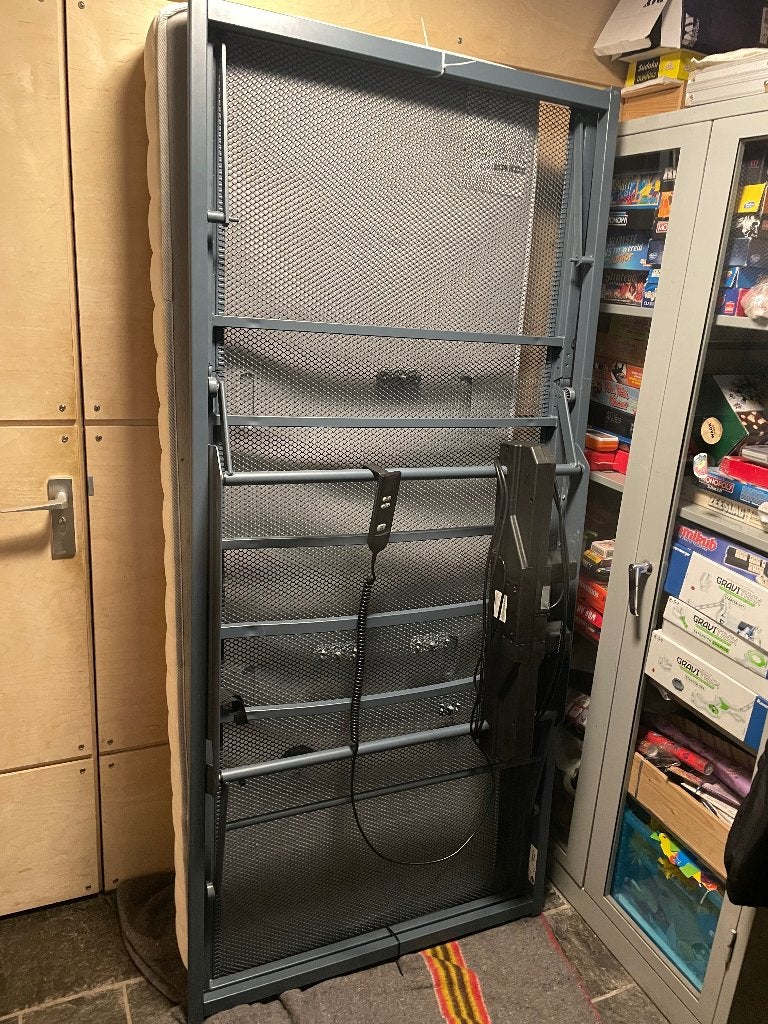 Auping elektrisch verstelbaar spiraalbodem 2M, 90x200 cm, Ophalen, 90 cm, Eenpersoons, 200 cm